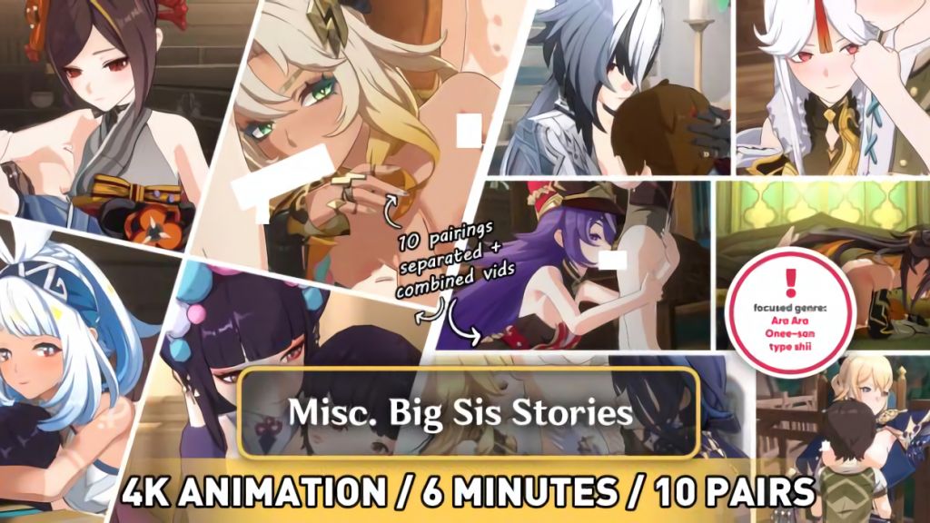 [PastaPaprika] Misc. Big Sis Stories ANIMATION (4K) (EARLY ACCESS)